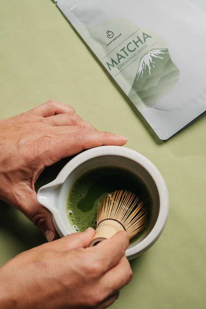 Matcha miska šedá